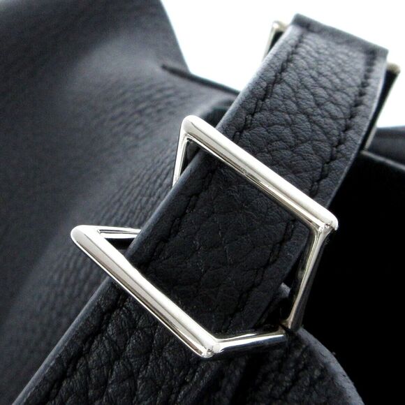 Auth Hermes Picotin Lock Mm - Black #118263H34B - Picture 11 of 15